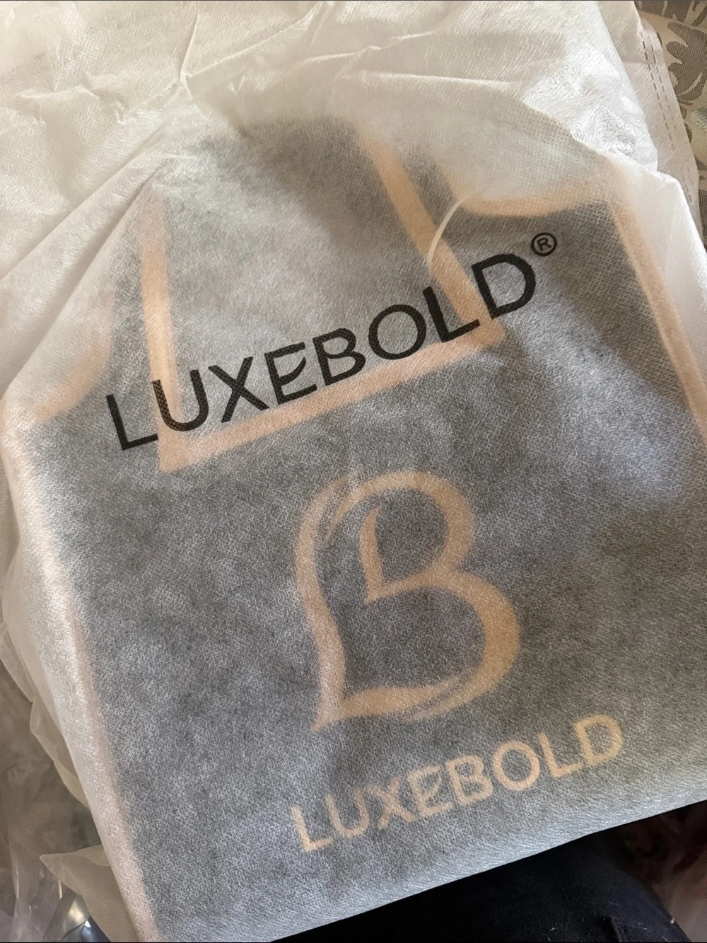 Brown Tote with Gold Accents